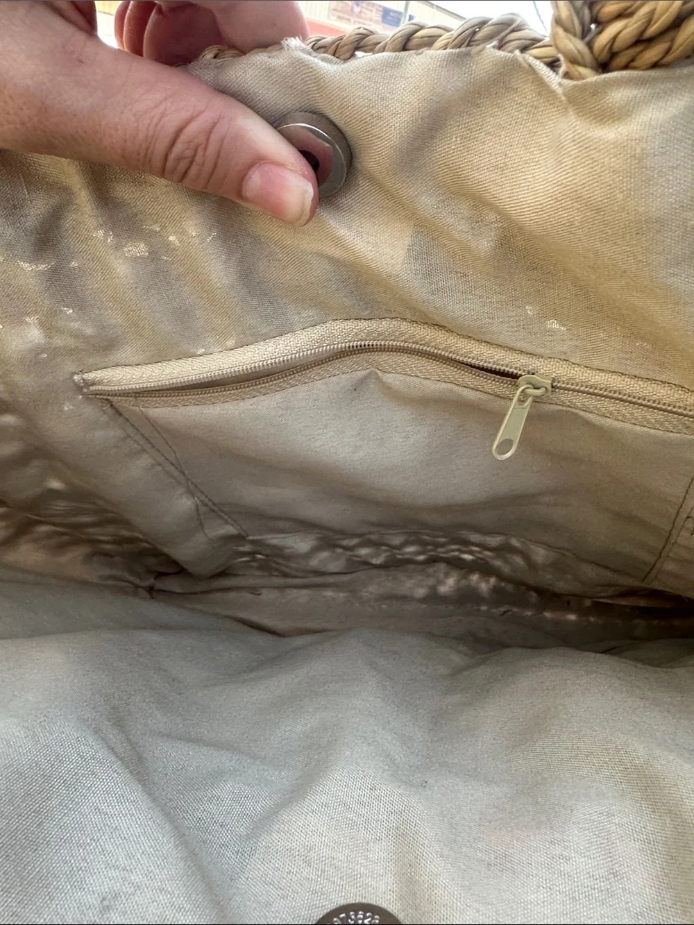 Vintage spacious woven
